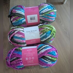 Isaac Mizrahi Craft Yarn - Pink, Blue, Green, White